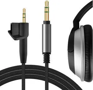 Geekria QuickFit Audio Cable Compatible with Bose Around-Ear AE2, AE2i, AE2w Cable, 2.5mm Aux Replacement Stereo Cord (4 ft/1.2 m)