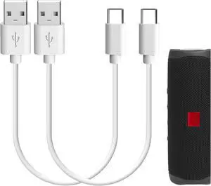 Geekria Type-C Speakers Short Charger Cable, Compatible with JBL Flip 6, Flip 5, Pulse 5, Pulse 4, Charge 4, Clip 4 Charger, USB to USB-C Replacement Power Charging Cord (1 ft / 30 cm 2 Pack) Geekria Type-C Speakers Short Charger Cable, Compatible with JBL Flip 6, Flip 5, Pulse 5, Pulse 4, Charge 4, Clip 4 Charger, USB to USB-C Replacement Power Charging Cord (1 ft / 30 cm 2 Pack)