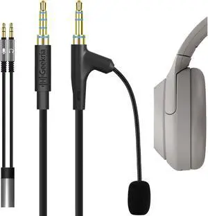 Geekria QuickFit Boom Mic Headphones Cable for Gaming & Meeting, Compatible with Sony WH-1000XM5 1000XM4 1000XM3 XB910N XB900N CH710N, 3.5mm Jack Replacement Cord with Boom Microphone (5.6 ft) Geekria QuickFit Boom Mic Headphones Cable for Gaming & Meeting, Compatible with Sony WH-1000XM5 1000XM4 1000XM3 XB910N XB900N CH710N, 3.5mm Jack Replacement Cord with Boom Microphone (5.6 ft)