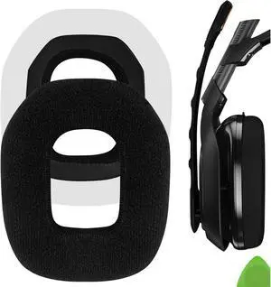 Geekria Comfort Velour Replacement Ear Pads for Astro A40 TR A50 Headphones Earpads, Headset Ear Cushion Repair Parts (Black)