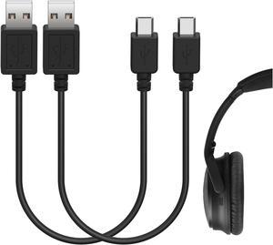 Geekria Type-C Earbuds Short Charger Cable, Compatible with Sony WF-10