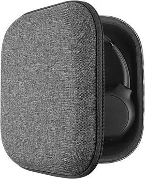 Geekria Shield Headphones Case Compatible with Sony WH-1000XM5, WH-CH710N, WH-CH700N, WH-1000XM4, WH-XB910N Case, Replacement Hard Shell Travel Carrying Bag with Cable Storage (Gery)