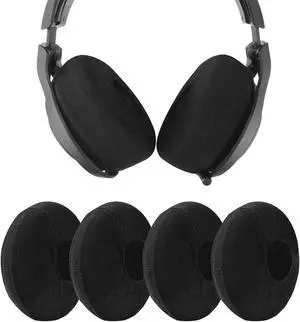 Geekria 2 Pairs Large Knit Fabric Washable Headphone Covers/Earphone Covers/Ear Pads Protector/Stretchable Sanitary Earcup, Fits 4.33"-6.29" Headsets (Black) Geekria 2 Pairs Large Knit Fabric Washable Headphone Covers/Earphone Covers/Ear Pads Protector/Stretchable Sanitary Earcup, Fits 4.33"-6.29" Headsets (Black)
