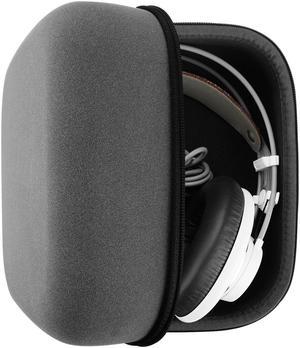 Headphones Case for AKG Q701, K701, K702, K712, K550, Beyerdynamic DT990, T1, DT880 Pro, Sennheiser HD800, HD700, HD650, HD600 Full Size Hard Large Carrying Case / Travel Bag (Saffiano Leather)