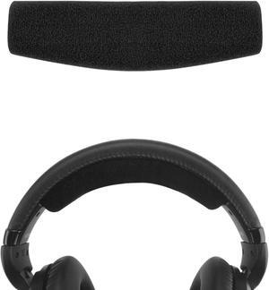 Geekria Velour Headband Pad Compatible with Sennheiser HD515 HD518 HD555 HD558 HD569 HD595 HD598CS Headphone Replacement Headband / Headband Cushion / Replacement Pad Repair Parts (Black)