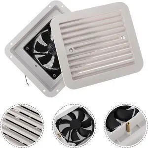 Universal Side Air Vent Ventilation Exhaust Fan 12V for RV Trailer Camper