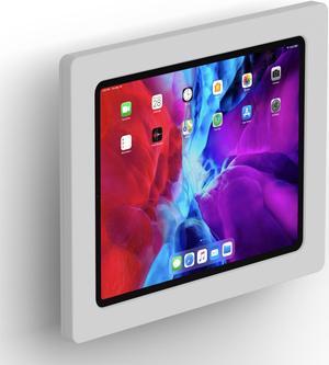 VidaMount Light Grey Exposed Rear Camera Enclosure and Tilting VESA Slim Wall Mount [Bundle] compatible with iPad Pro 12.9" (4th Gen)