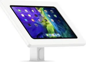 VidaMount White Exposed Rear Camera Enclosure and Rotating & Tilting Desk/Table Mount [Bundle] compatible with iPad Pro 11" (1st/2nd/3rd Gen) & Air 10.9" (4th/5th Gen)
