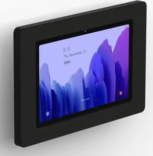 VidaMount Black Enclosure and Tilting VESA Slim Wall Mount [Bundle] compatible with Samsung Galaxy Tab A7 10.4