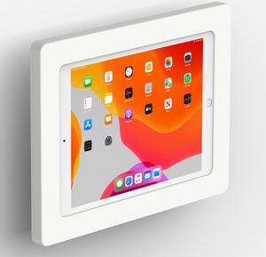 VidaMount White Exposed Rear Camera Enclosure and Tilting VESA Slim Wall Mount [Bundle] compatible with iPad 10.2" (7th & 8th Gen)