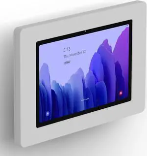 VidaMount Light Grey Enclosure and Tilting VESA Slim Wall Mount [Bundle] compatible with Samsung Galaxy Tab A7 10.4