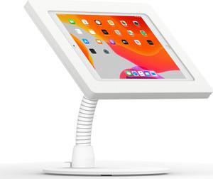 VidaMount White Exposed Rear Camera Enclosure and Portable Flexible Stand [Bundle] compatible with iPad 10.2" (7th & 8th Gen)