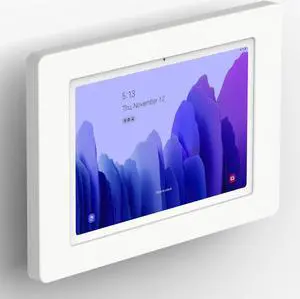 VidaMount White Enclosure and Tilting VESA Slim Wall Mount [Bundle] compatible with Samsung Galaxy Tab A7 10.4