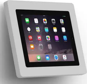 VidaMount Light Grey Enclosure and Fixed Tilted 15° Wall Mount [Bundle] compatible with iPad 2/3/4