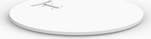 Round Base for Fixed or Flexible Surface VESA Mount - White