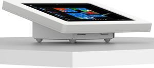 VidaMount White Enclosure and Fixed Tilted 15° Desk / Surface Mount [Bundle] compatible with Surface Go, Go 2, Go 3 & Go 4