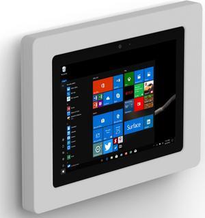 VidaMount Light Grey Enclosure and Fixed VESA Slim Wall Mount [Bundle] compatible with Surface Go, Go 2, Go 3 & Go 4