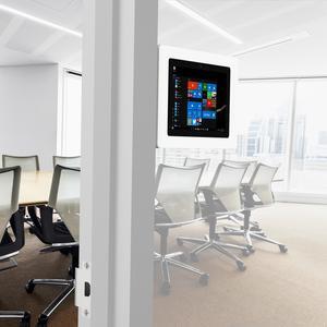 VidaMount White Enclosure and Tilting Removable Glass Mount [Bundle] compatible with Surface Go, Go 2, Go 3 & Go 4