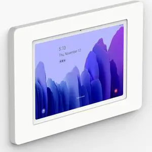 VidaMount White On-Wall Tablet Mount compatible with Samsung Galaxy Tab A7 10.4