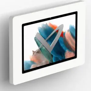 VidaMount White Enclosure and Tilting VESA Slim Wall Mount [Bundle] compatible with Samsung Galaxy Tab A8 10.5 (2021)