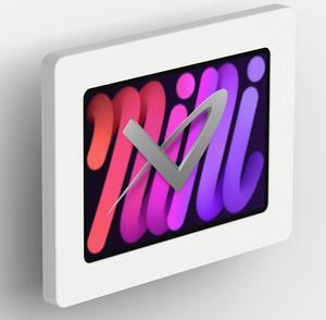 VidaMount White Enclosure and Tilting VESA Slim Wall Mount [Bundle] compatible with iPad Mini (6th Gen)