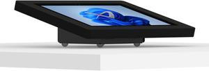 VidaMount Black Enclosure and Fixed Tilted 15° Desk / Surface Mount [Bundle] compatible with Microsoft Surface Pro 8 / Pro X