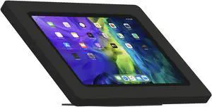 VidaMount Black Exposed Rear Camera Enclosure and Adjustable Tilt and Swivel Desk / Table Mount [Bundle] compatible with iPad Pro 11" (1st/2nd/3rd/4th Gen) & Air 10.9" (4th/5th Gen)
