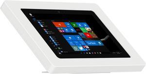 VidaMount White Enclosure and Adjustable Tilt and Swivel Desk / Table Mount [Bundle] compatible with Microsoft Surface Go, Go 2, Go 3 & Go 4