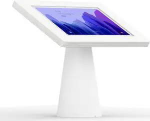 VidaMount White Enclosure and Fixed Surface Lite Desk / Table Mount [Bundle] compatible with Samsung Galaxy Tab A7 10.4