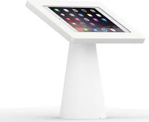 VidaMount White Enclosure and Fixed Surface Lite Desk / Table Mount [Bundle] compatible with iPad Mini 1/2/3