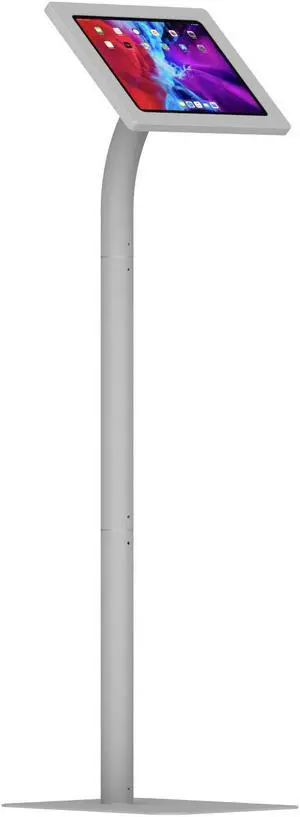 VidaMount Light Grey Exposed Rear Camera Enclosure and Floor Stand Version 2 [Bundle] compatible with iPad Pro 12.9" (4th/5th/6th Gen)
