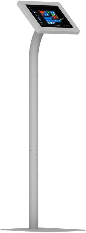VidaMount Light Grey Enclosure and Floor Stand Version 2 [Bundle] compatible with Microsoft Surface Go, Go 2 & Go 3