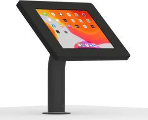 VidaMount Black Covered Home Button Enclosure and Fixed Surface Wall/Table Mount [Bundle] compatible with iPad 10.2" (7th, 8th & 9th Gen)