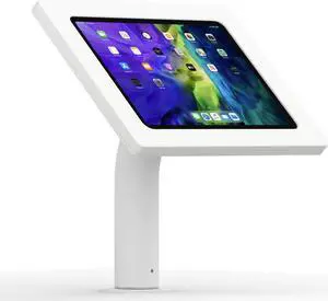 VidaMount White Exposed Rear Camera Enclosure and Fixed Surface Wall/Table Mount [Bundle] compatible with iPad Pro 11" (1st/2nd/3rd/4th Gen) & Air 10.9" (4th/5th Gen)