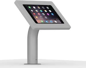 VidaMount Light Grey Enclosure and Fixed Surface Wall/Table Mount [Bundle] compatible with iPad Mini 4 & 5