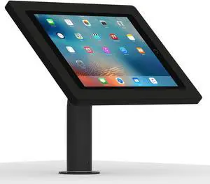 VidaMount Black Enclosure and Fixed Surface Wall/Table Mount [Bundle] compatible with iPad Pro 12.9" (1st/2nd Gen)