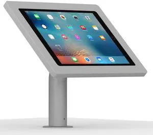 VidaMount Light Grey Enclosure and Fixed Surface Wall/Table Mount [Bundle] compatible with iPad Pro 12.9" (1st/2nd Gen)