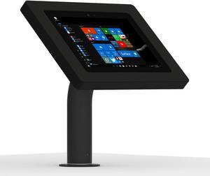 VidaMount Black Enclosure and Fixed Surface Wall/Table Mount [Bundle] compatible with Microsoft Surface Go, Go 2, Go 3 & Go 4
