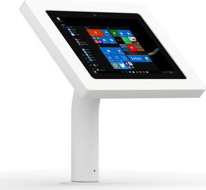 VidaMount White Enclosure and Fixed Surface Wall/Table Mount [Bundle] compatible with Microsoft Surface Go, Go 2, Go 3 & Go 4