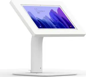 VidaMount White Enclosure and Portable Fixed Stand Version 2 [Bundle] compatible with Samsung Galaxy Tab A7 10.4