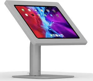 VidaMount Light Grey Exposed Rear Camera Enclosure and Portable Fixed Stand Version 2 [Bundle] compatible with iPad Air 13" (M2) & iPad Pro 12.9" (4/5/6 Gen)