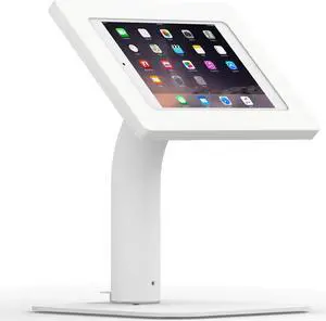 VidaMount White Enclosure and Portable Fixed Stand Version 2 [Bundle] compatible with iPad Mini 1/2/3