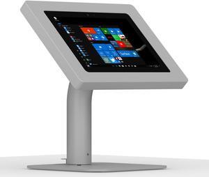 VidaMount Light Grey Enclosure and Portable Fixed Stand Version 2 [Bundle] compatible with Microsoft Surface Go, Go 2, Go 3 & Go 4
