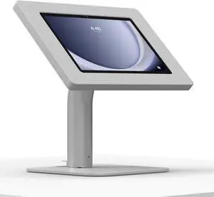 VidaMount Light Grey Enclosure and Portable Fixed Stand Version 2 [Bundle] compatible with Samsung Galaxy Tab A9+ 10.9 (2024)