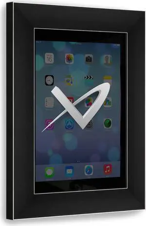 VidaMount iPad 2 / 3 / 4 On Wall Metal Frame - Black Metalline