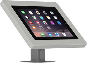 VidaMount Light Grey Enclosure and Rotating & Tilting Desk/Table Mount [Bundle] compatible with iPad 2/3/4
