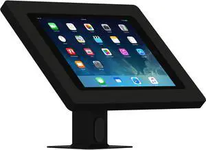 VidaMount Black Enclosure and Rotating & Tilting Desk/Table Mount [Bundle] compatible with iPad 9.7 (5th / 6th Gen), Pro 9.7", Air 1/2