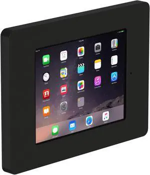 VidaMount Black Covered Home Button VESA Enclosure compatible with iPad Mini 1/2/3