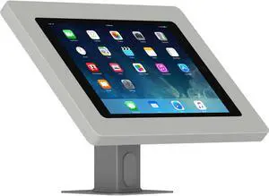 VidaMount Light Grey Enclosure and Rotating & Tilting Desk/Table Mount [Bundle] compatible with iPad 9.7 (5th / 6th Gen), Pro 9.7", Air 1/2
