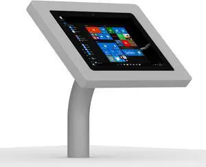 VidaMount Light Grey Enclosure and Fixed Neck Wall/Table Surface Mount [Bundle] compatible with Surface Go, Go 2 & Go 3